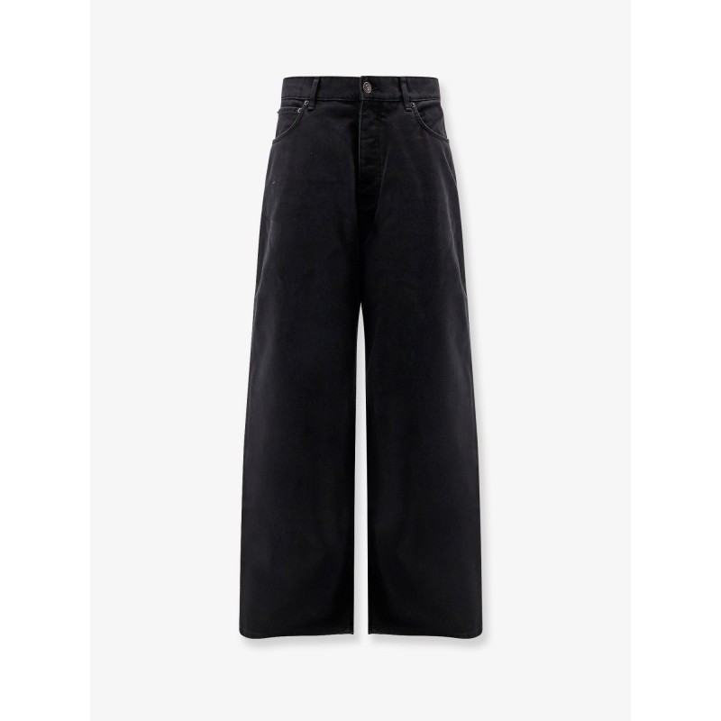 Baggy denim trousers