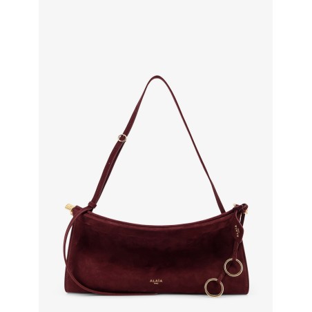East West Medium suede shoulder bag