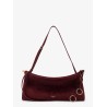 East West Medium suede shoulder bag
