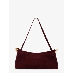 East West Medium suede shoulder bag