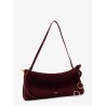 East West Medium suede shoulder bag
