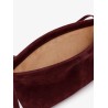 East West Medium suede shoulder bag