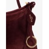 East West Medium suede shoulder bag
