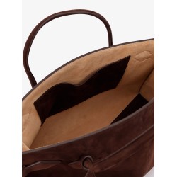 Suede Hand Tote bag