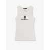 Ribbed viscose blend tank top