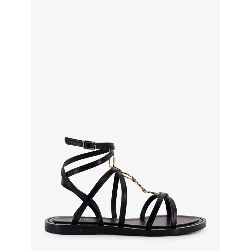 Strappy Jewel leather sandals