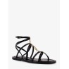 Strappy Jewel leather sandals