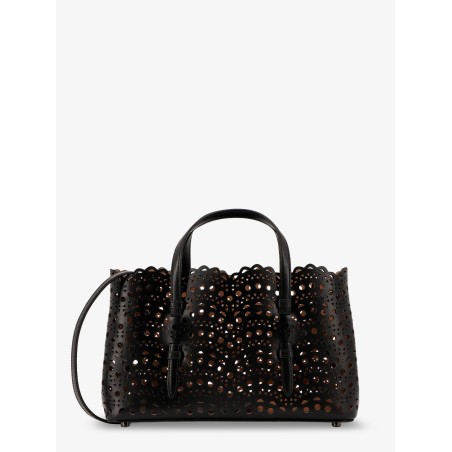 Vienne perforated leather shoulder bag