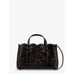 Vienne perforated leather shoulder bag