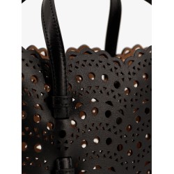 Vienne perforated leather shoulder bag