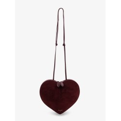 Le Coeur suede and leather shoulder bag