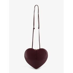 Le Coeur suede and leather shoulder bag