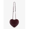 Le Coeur suede and leather shoulder bag