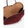 Le Coeur suede and leather shoulder bag