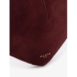 Le Coeur suede and leather shoulder bag