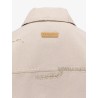 Oversize cotton jacket with belt