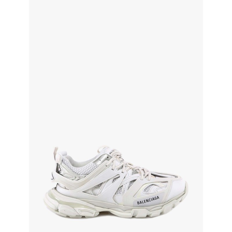 Track mesh and nylon low-top sneakers