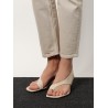 Leather thong sandals