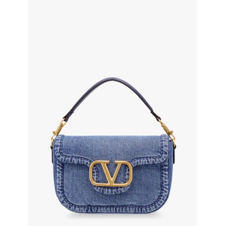 Alltime valentino garavani denim shoulder bag