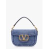 Alltime valentino garavani denim shoulder bag