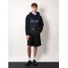 Cotton sweatshirt with gucci embroidery on the front
