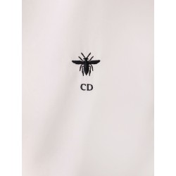 Cotton shirt with Bee and Monogram embroidery