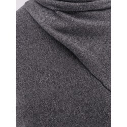 Cashmere and cotton turtleneck sweater
