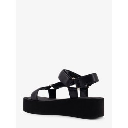 Mellow leather wedge sandals