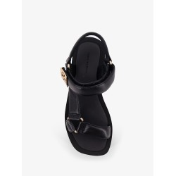 Mellow leather wedge sandals