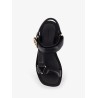 Mellow leather wedge sandals