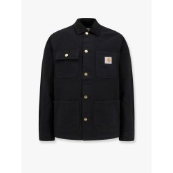 Michigan organic cotton jacket with frontal logo patch