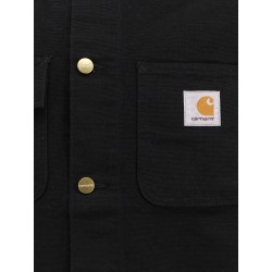 Michigan organic cotton jacket with frontal logo patch