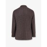 Prince of Wales wool blend blazer
