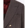 Prince of Wales wool blend blazer