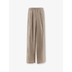 Ladino striped silk trousers