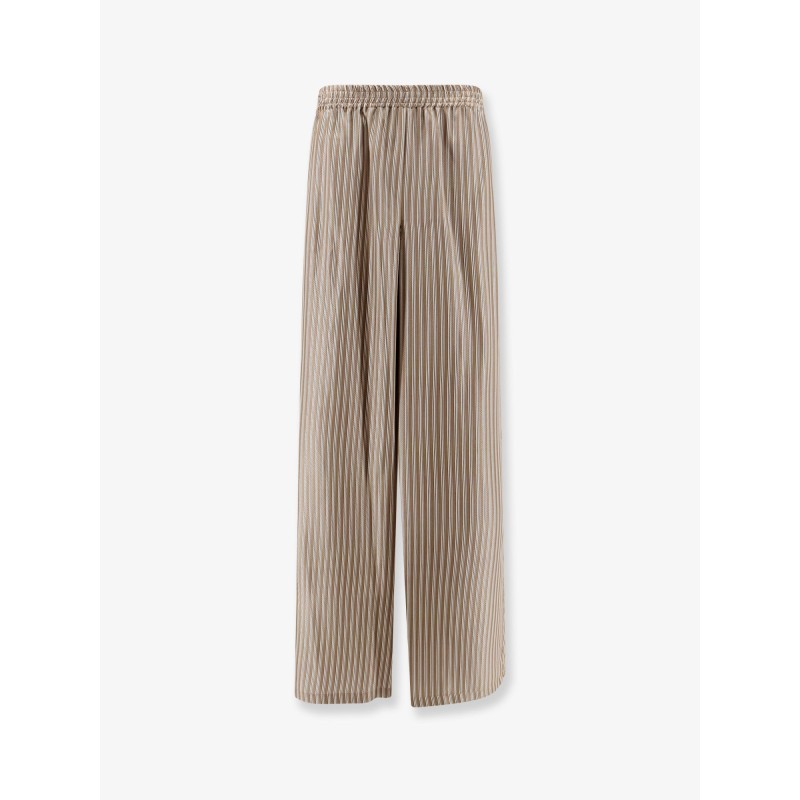 Ladino striped silk trousers