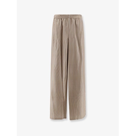 Ladino striped silk trousers