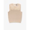 Grazia cotton top with lace insert