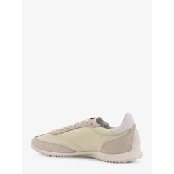 Racer nylon and suede sneakers