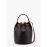 Clara Triomphe Canvas and leather bucket bag
