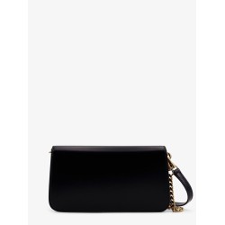 Leather pochette with Triomphe logo