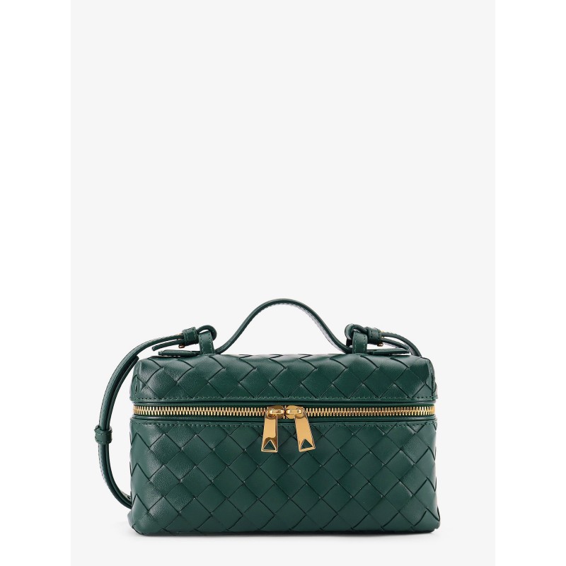 Bang Bang leather vanity case with Intrecciato motif