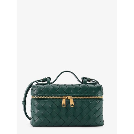 Bang Bang leather vanity case with Intrecciato motif