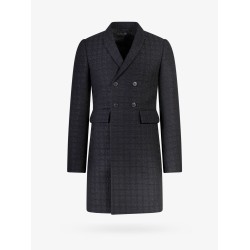 Wool blend tweed coat