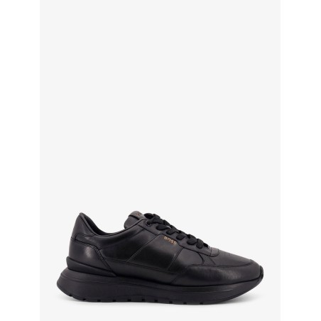 Leather low-top sneakers