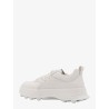 Leather sneakers with perforated toe