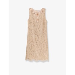 Lace dress with jewel details