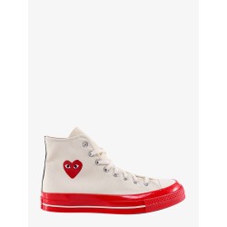 Chuck 70 cdg hi canvas sneakers with iconic heart print