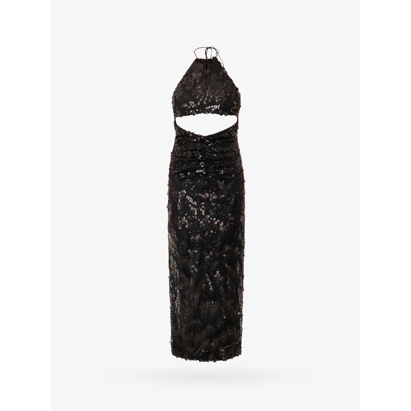 Dress with all-over sequins