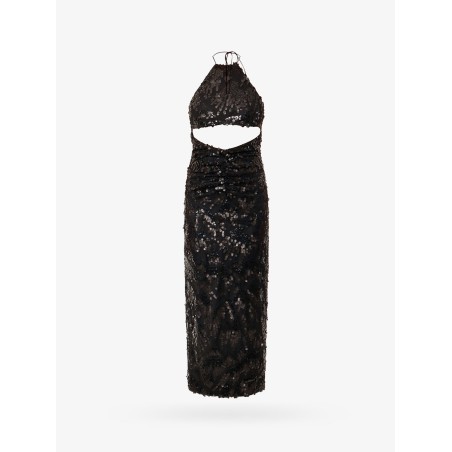 Dress with all-over sequins